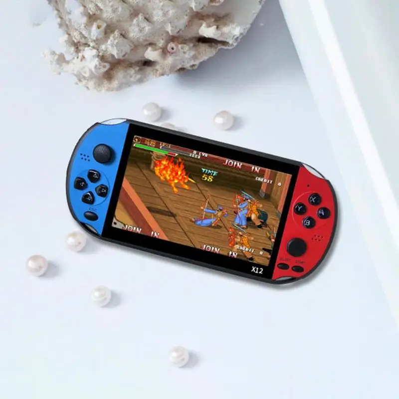 5,1 дюймов игровая консоль ручной 8 Гб Видео игровой плеер Встроенный 2000 игр поддержка 32G TF карта для psp игровая консоль плеер