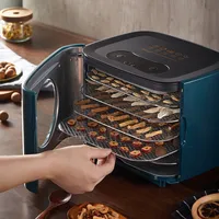 5 Trays Food Dehydrator Fruit Vegetable Meat Medicinal Materials Drying Machine 10L Intelligent Electric Dryer Equipment  220V 1
