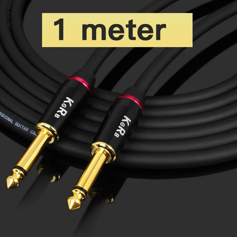 גיטרה כבל גיטרה קו חשמלי גיטרה מכשיר חשמלי תיבת מדף תוף נאמנות חום רעש הפחתת שחור