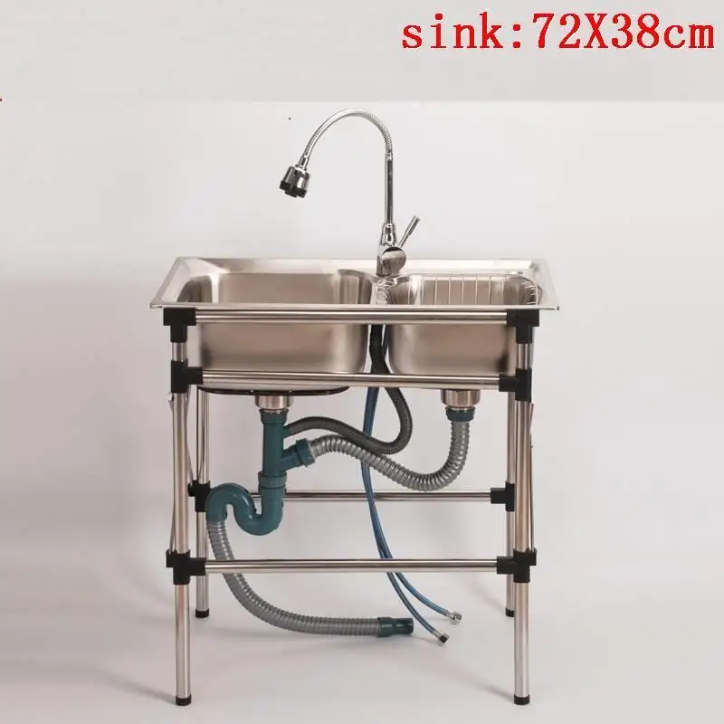 Portatil Afwasbak кран Banheiro Evier Torneira Gourmet Integral De Cocina Fregadero Cuba Pia Cozinha Lavabo кухонная раковина - Цвет: MODEL W