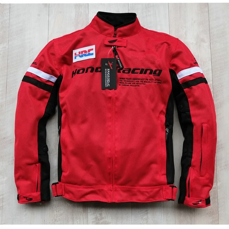New Motocross riding jackets Motorcycle Jackets Off Road Racing Breathable Jacket with 5pcs protector 3 Colors - Цвет: Red