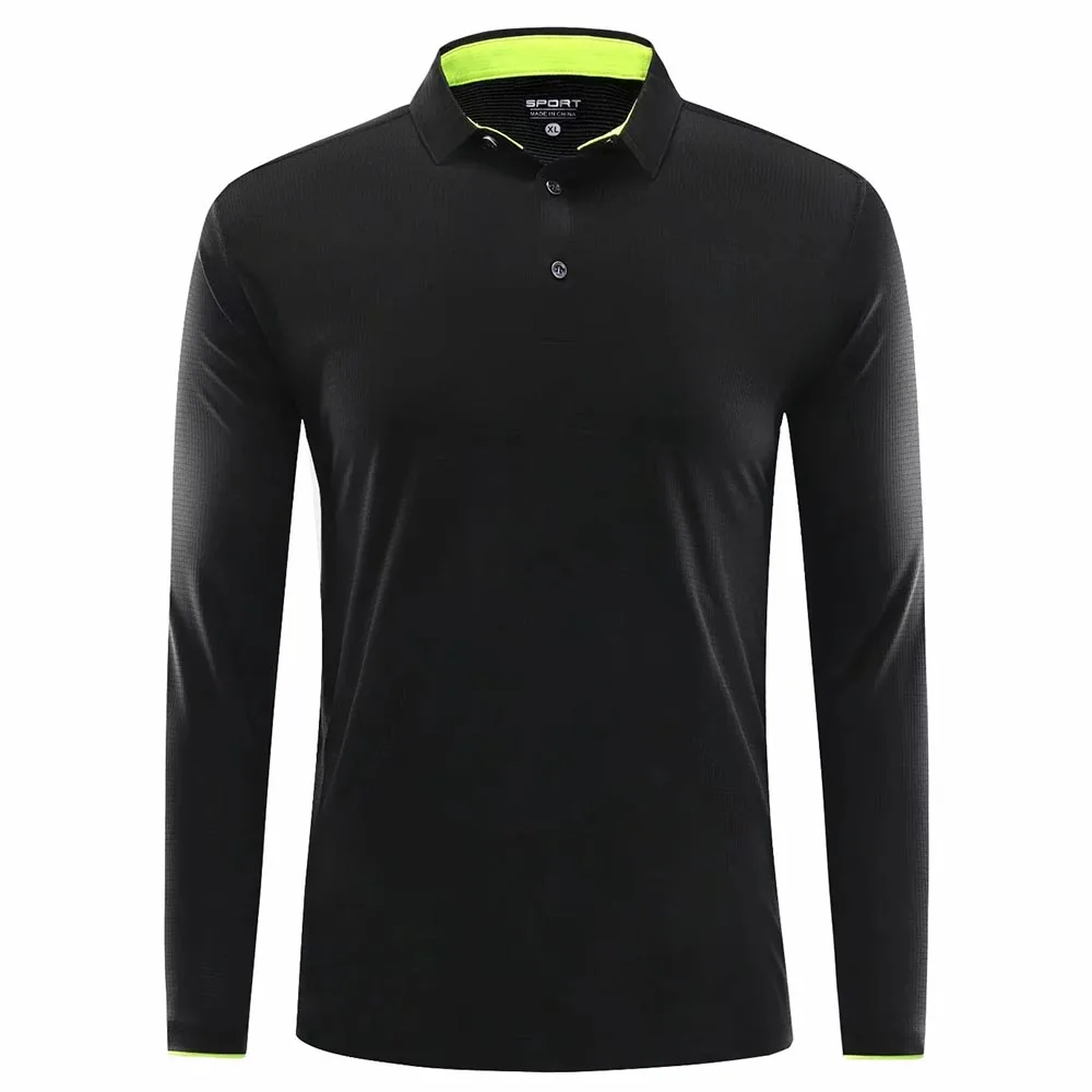 Fashion Long sleeve Running Men Quick Dry breathable T-Shirts Running Slim Fit Tops Tees Sport Fitness Gym golf Tennis T Shirts