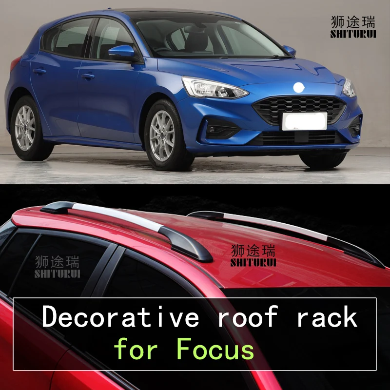 2 шт. поручни на крышу для хэтчбека Ford Fiesta 2014 2019 2018 17|Багажники крыши авто и ящики| |