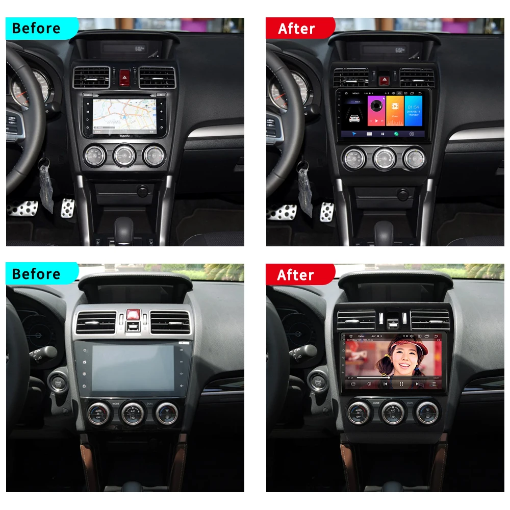 EKIY " ips Автомобильный мультимедийный радио авто Android 9,0 для Subaru Forester XV WRX 2013- Стерео gps навигация 3g/4G/wifi плеер