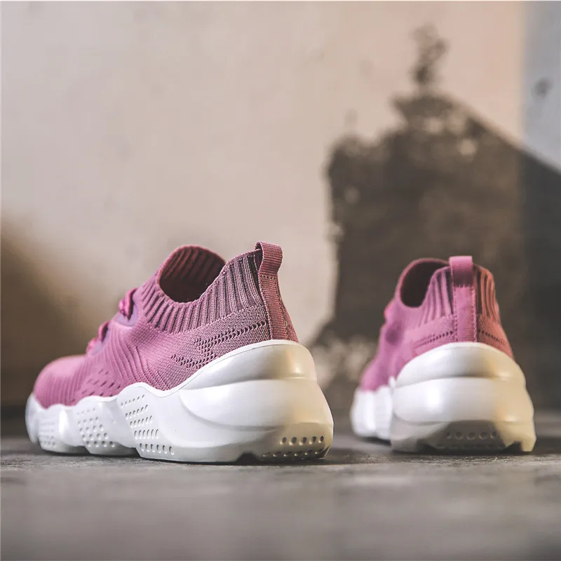 2020 New Sport Shoe Women Summer Low Price Woman Sock Sneakers Pink Breathable Running Trainers For Womens Brand Gym Shoes Girls