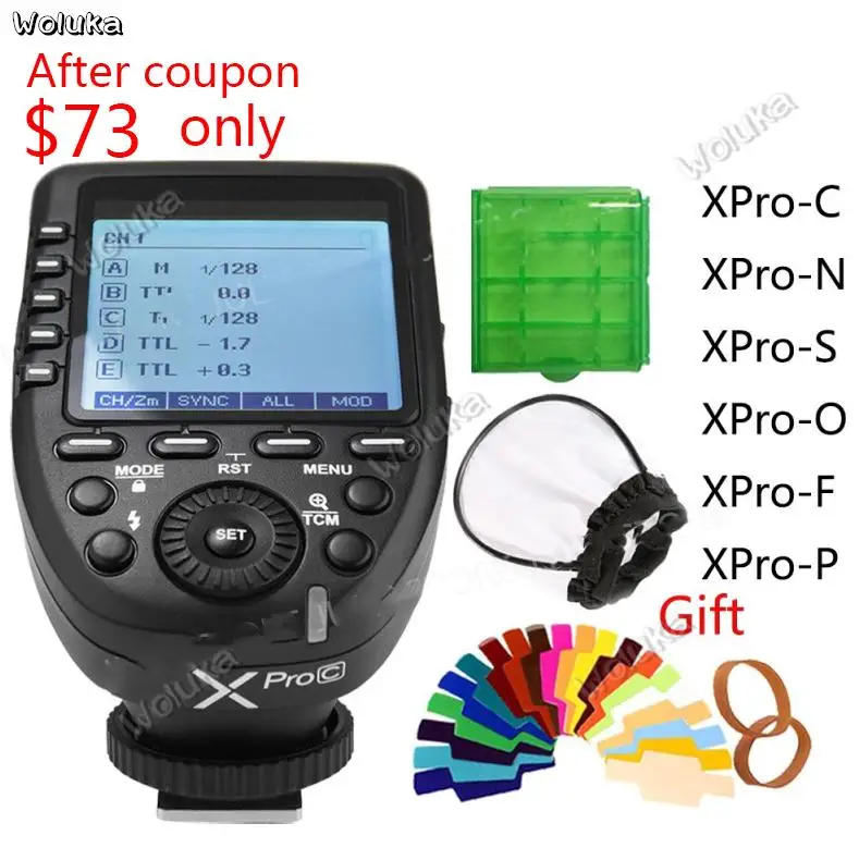 Godox Xpro серии Flash Trigger передатчик Xpro-C/N/S/F/O для всех типов камеры для C/N/S/F/O/P CD50 T03