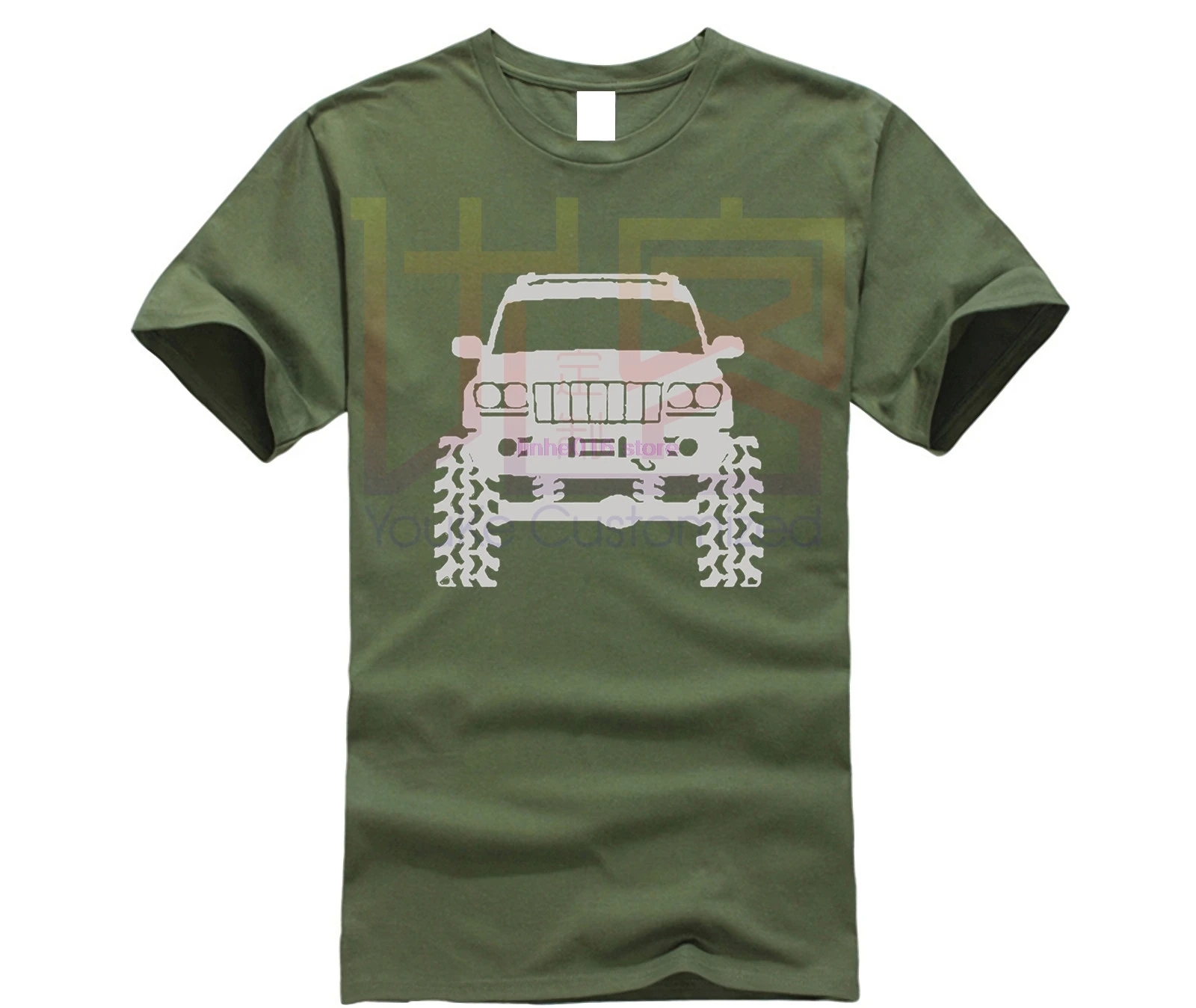 Terbaru 2019 Pria T shirt Fashion Jeep 