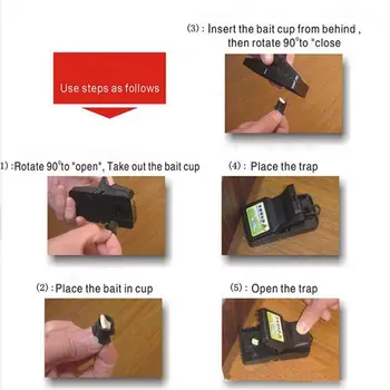 

Mouse Snap Trap Reusable Durable Mice Rat Catcher Rodent Killer Household Pest Control Products