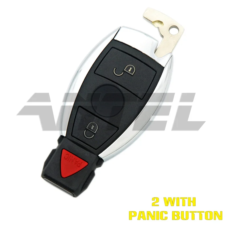 ANTEL Автомобильный ключ дистанционного управления для Mercedes Benz 2000+ NEC& BGA Benz S-CLASS W220 S280 S320 S350 умный ключ управления - Количество кнопок: 2 WITH PANIC BUTTON