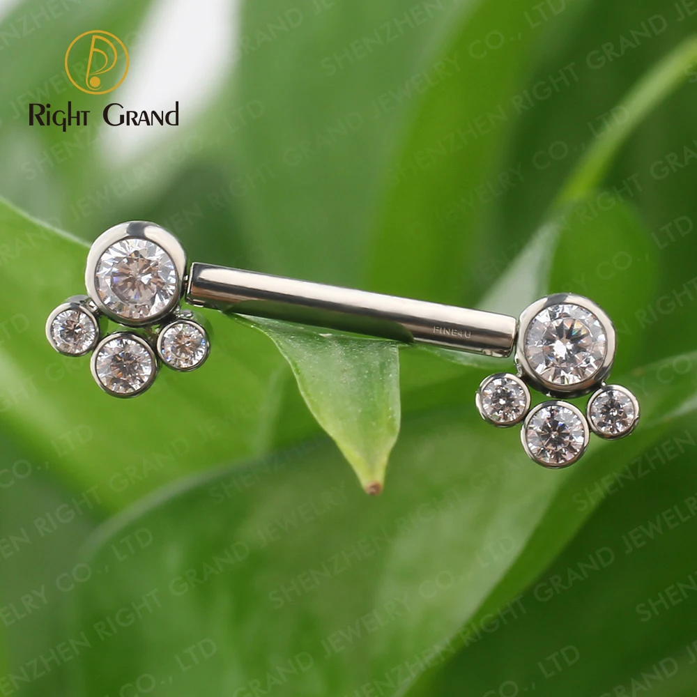 Lot De 7 Barres De Piercing En Acier Chirurgical 316L - Pour Langue Et Mamelons - Couleurs Anodisées
