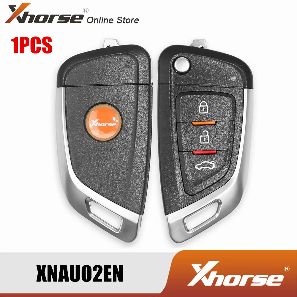 XHORSE XKKF02EN Universal Wired Remote Car Key with 3 Buttons for VVDI Key Tool English Version 1 PCS afbeelding