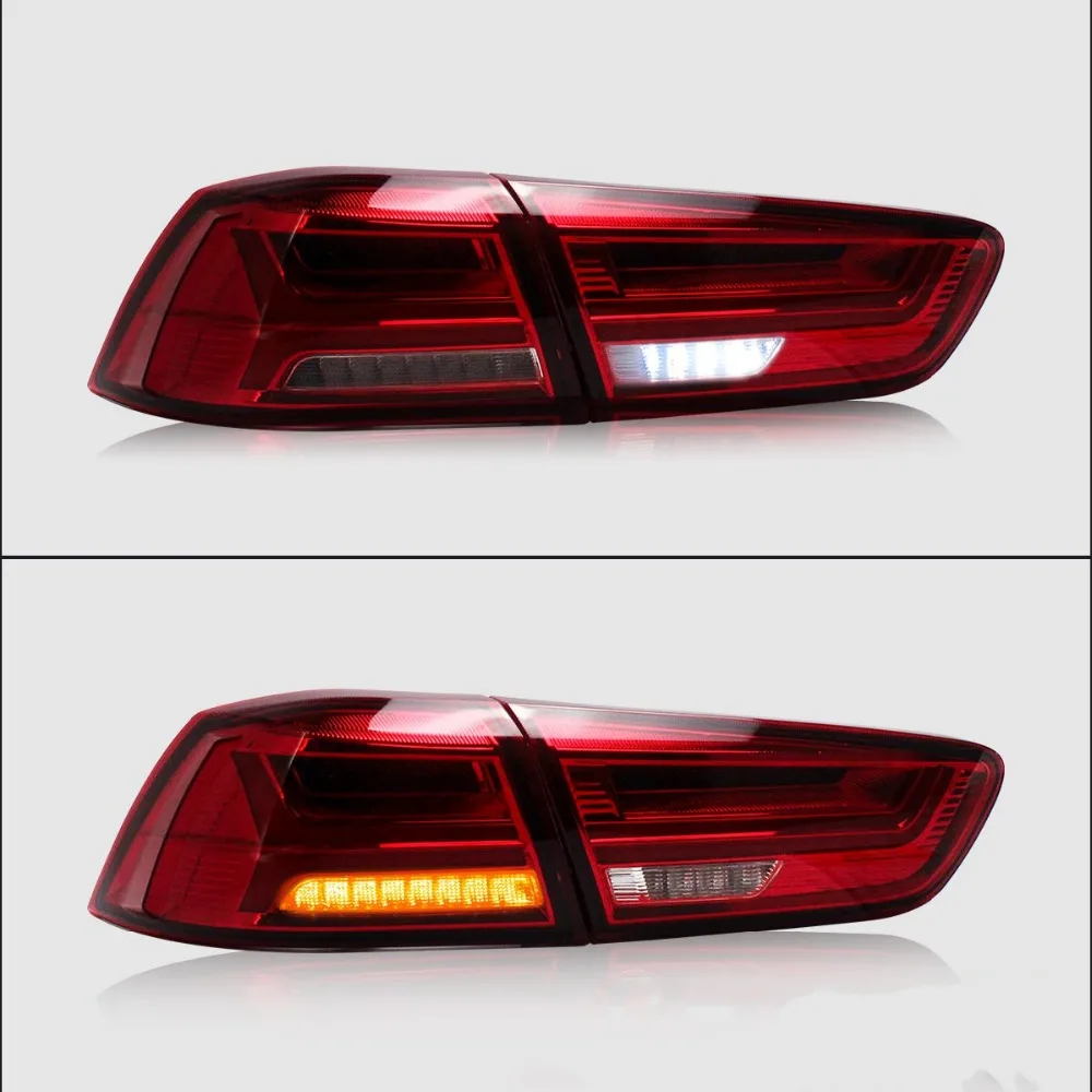 VLAND завод для Lancer 2008 2009 2010 2012 для автомобиля задний фонарь в сборе с движущимися сигнал+ игра и штепсельная вилка