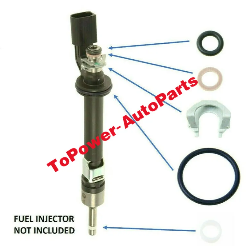 Fuel Injector O-Ring Seal Gasket Kit 03H198149A 03H198149 for Audii Q7 V++W Volkswagenn CC Eos Passat NEW Car Accessories