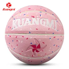 Anti-skid absorption Wear Basketball training Resistance pu Camp moisture fanatic logo and 5 Children's Pink Baby No. 5 Pink log