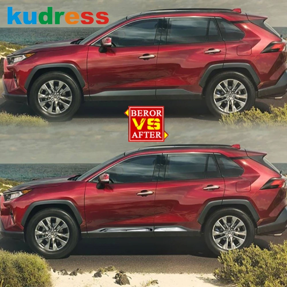 Наклейка на дверь для Toyota RAV4 RAV 4 2019 2020|Хромирование| |