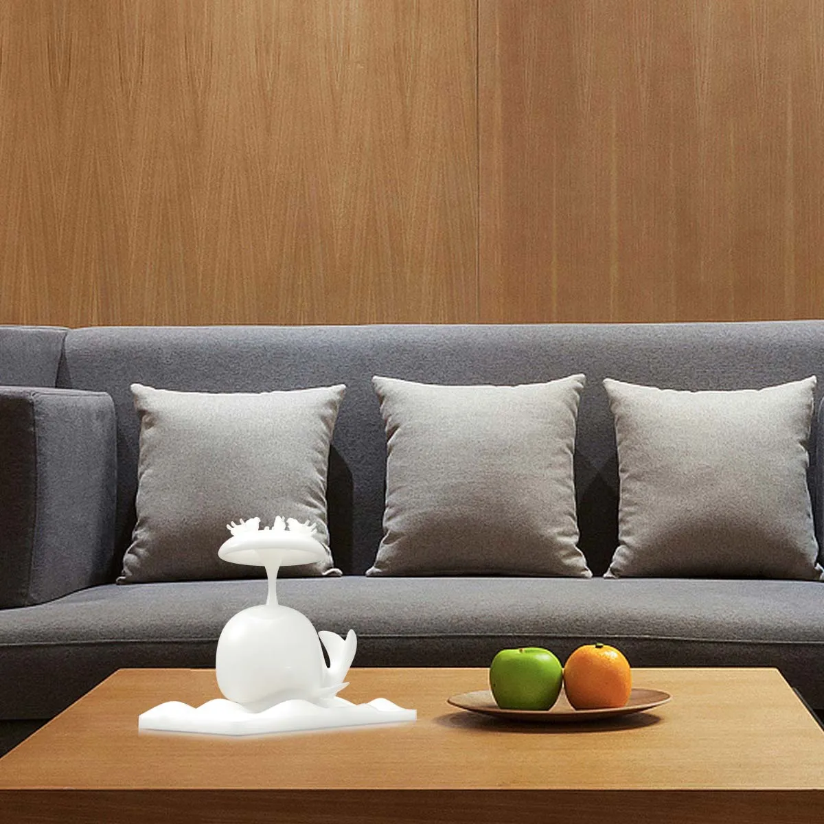 

Whale with Bird 3D Printed Sculpture Animal Figurine Ocean Sea Nautical Table Decor Wildlife Artwork Living Room Decor