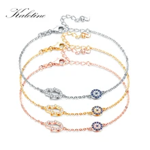 Турция удачи из натуральной 925 стерлингового серебра Хамса рук сглаза браслет