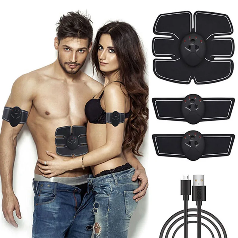

Electric EMS Muscle Stimulator Buttocks Abdominal Muscle Trainer Toner Slimming Massager Weight Loss Devices Home Gym Fitness