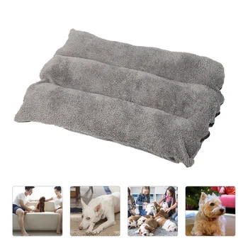 

1pc Large Size Pet Dog Mat Durable Comfortable Warm Plush Cushion Thickened Pet Pad Washable Warm Mattress for Pet Dog Home