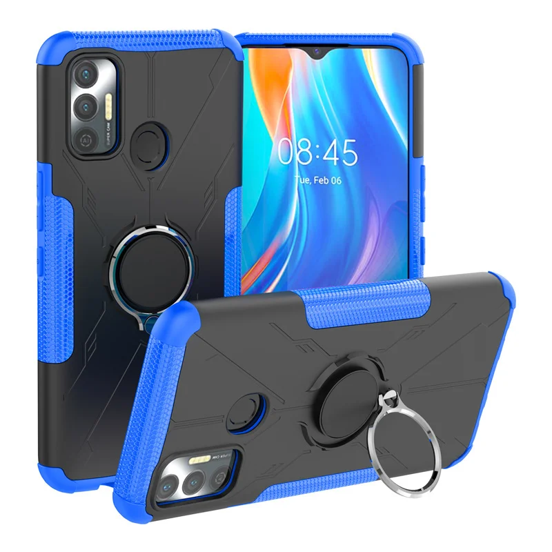Holder Cover For Tecno Spark 7 Case For Tecno Spark 7 Capas Shockproof