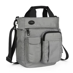 Multifunctional Shoulder Messenger Bag with Headphone Hole Waterproof Nylon Travel Handbag Shoulder Bag Men Leisure Bag
