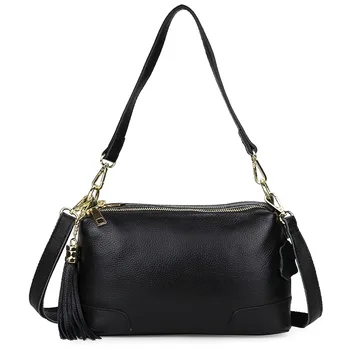 

New Women's Bag Genuine Leather Ladies Hand Bags Large Capacity Shoulder Bag Luxury Handbags Women Bags Designer Messenger Bag