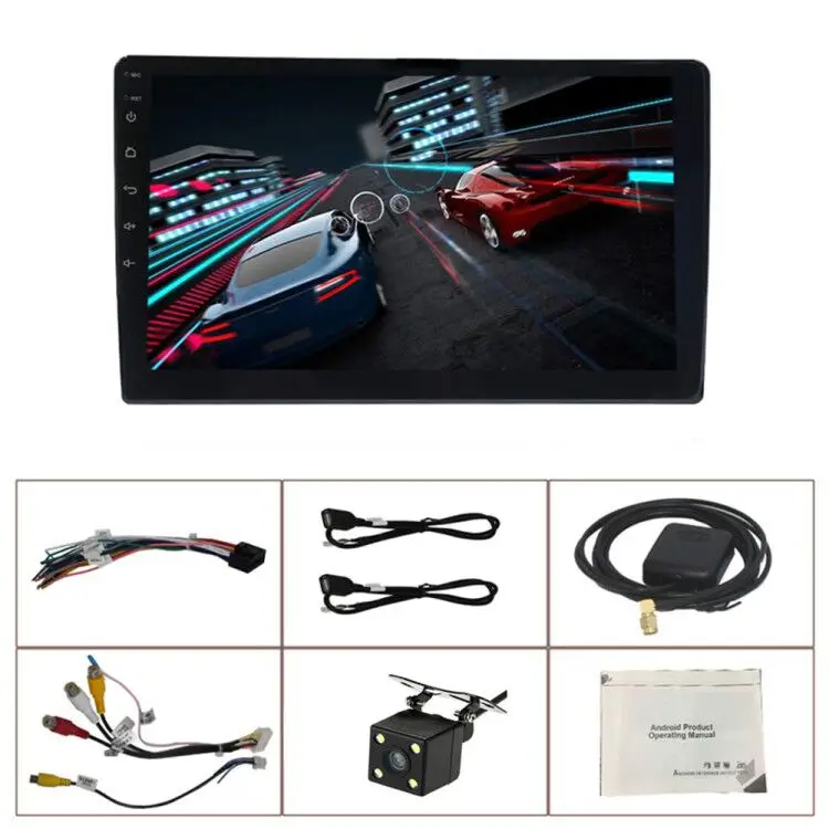 buy 9 INCH Android 8.1 GPS Navigation Autoradio Multimedia DVD Player Bluetooth WIFI MirrorLink OBD2 Universal 2Din Car Radio for An