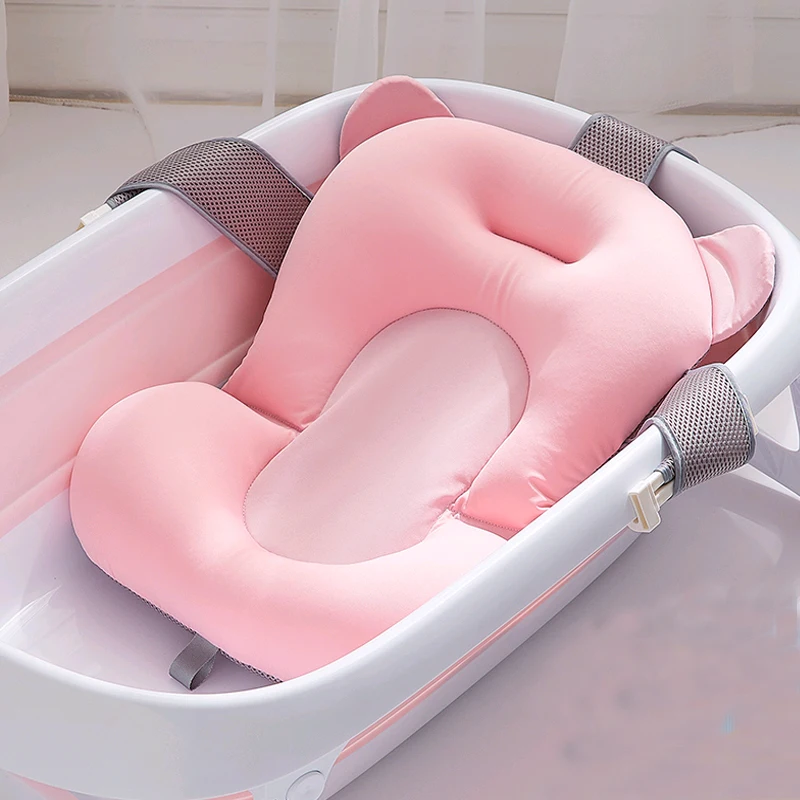 Новая портативная Детская ванна для душа, подушка для ванны, Нескользящая Ванна, воздушная подушка для новорожденного, безопасная подушка для ванной, мягкая подушка