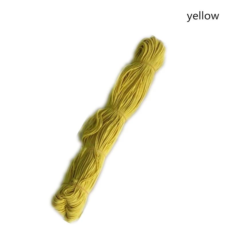 yellow 1/0. 8 мм Высококачественная круглая эластичная повязка круглая эластичная канатная Резиновая лента шнур эластичная линия Сделай Сам шитье ремесло ювелирное изделие подарок Wh - Цвет: yellow