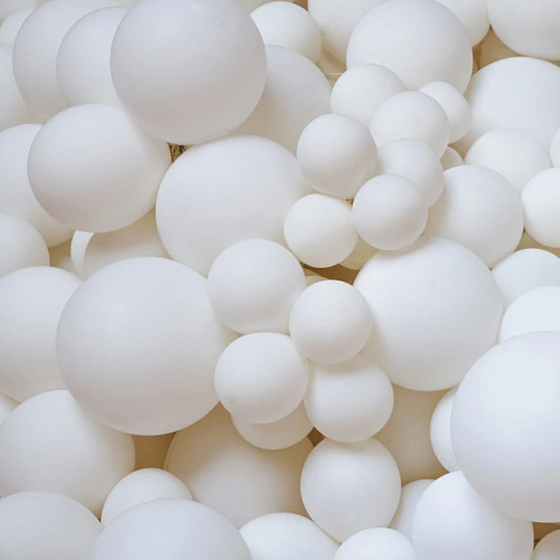 Matte Pure White Balloons Round Latex Helium Balloon Wedding Decoration Birthday Party Baby Shower 5" 10" 12" 18" 36" party supplies
