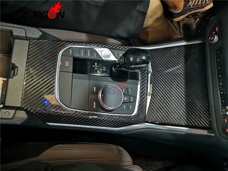Автомобильная сухая карбоновая рамка для рычага переключения передач панель Крышка отделка протектор молдинги для BMW 3 серии G20 330i 330d 340i