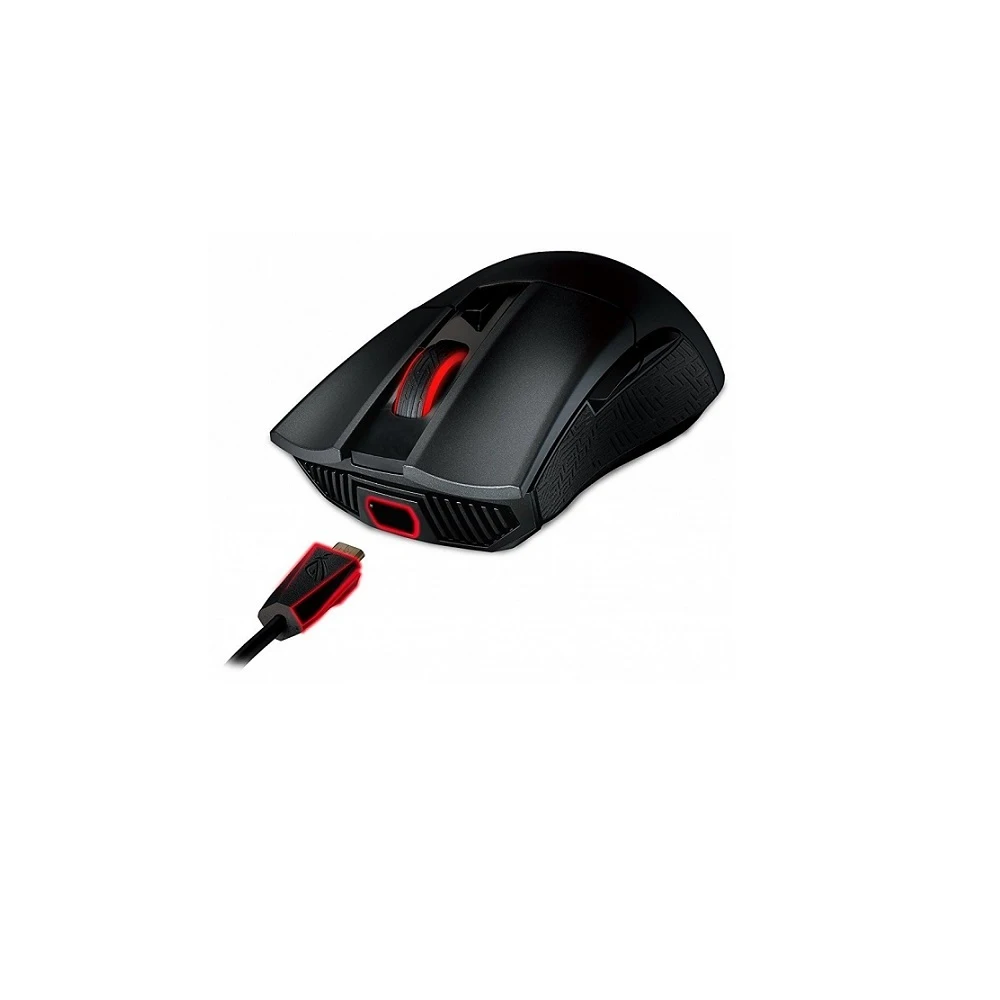 Мышь ASUS ROG Gladius II Origin bulk оптическая, проводная, 12000 dpi, USB, подсветка, цвет: черный