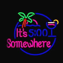 Светодиодный неоновый светильник, на заказ, 500, где-то, 5 oclock, гибкий неоновый светильник ручной работы, пивной бар, магазин, логотип, паб, магазин, клуб, ночной клуб