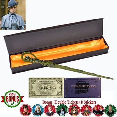 22 Kinds of Harry Series Magic Wand with Box Voldemort Ron Hermione Dumbledore Luna Magic Wand Knight Bus Hogwart Train Ticket - Цвет: Fleur