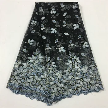 

New arrival wedding/party dress material African net lace fabric French tulle textile for lady dress GXN5 (5yards/lot)