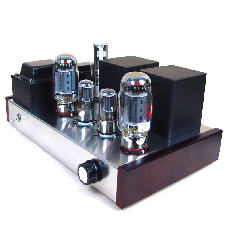 110 V/220 V 16 Вт+ 16 Вт 6N8P пуш-ап KT88+ 5z3p для выправления изгибов, с переключением между дальним и конец класс ламповый усилитель, 1 кГц, THD = 10