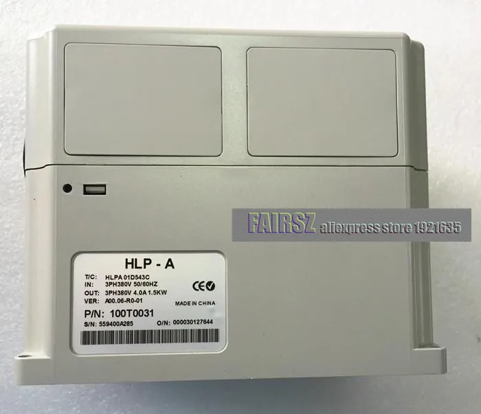 HOLIP инвертор HLPA 01D543C HLP-A 1.5KW 3PH 380V HLPA01D543C