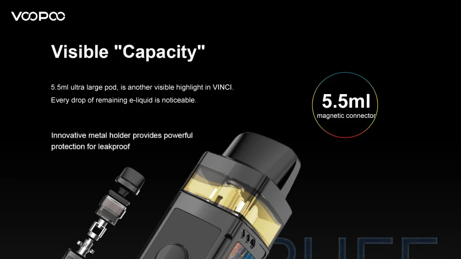 VOOPOO-VINCI-Mod-Pod-Kit-5.5ml-Vape-Pod-&-1500mAh-battery-fit-0.3ohm-PnP-coil-Electronic-Cigarette-Vaporizer-8