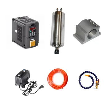 

1.5KW Spindle CNC Router Motor ER11 2.2kw Frequency Converter Inverter VFD 80mm Spindle clamp