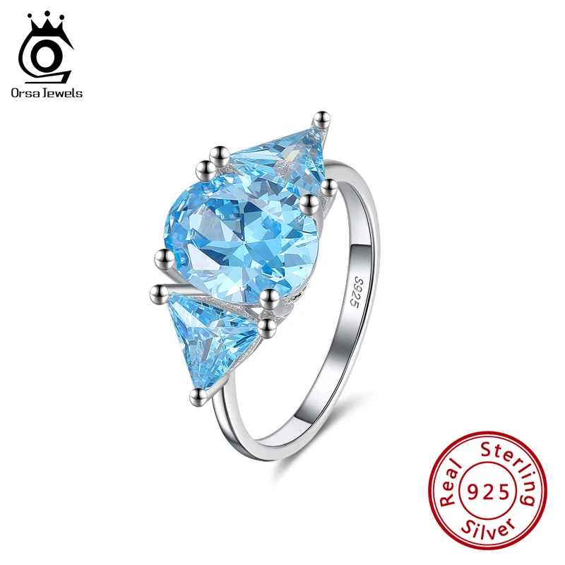 Женское кольцо из серебра 925 пробы с фианитом|Кольца| |