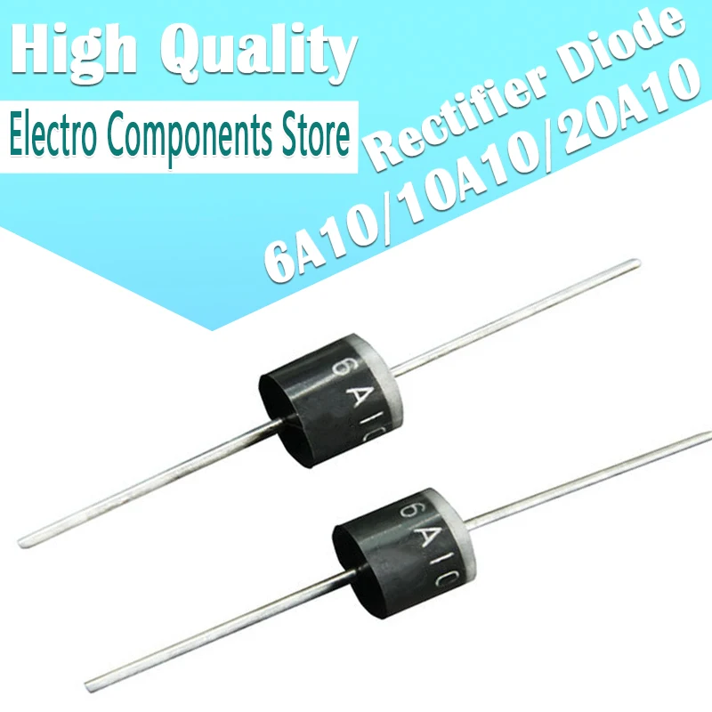 Выпрямительный диод 20 шт./лот 6A10 6A 1200V 10A10 10A 1000V 20A10 20A комплект электроники с