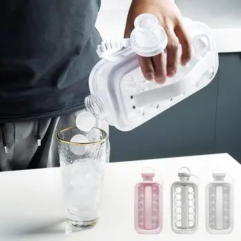 

Wonderlife Ice Ball Maker Kettle 2-in-1 Portable Ice Kettle Ice Cubic Maker Container With Lid For Cocktail Ice Coffee Ice