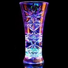 СВЕТОДИОДНЫЙ мигающий светящийся жидкий свет-вверх бокал для вина, кружка для свадебных клубов