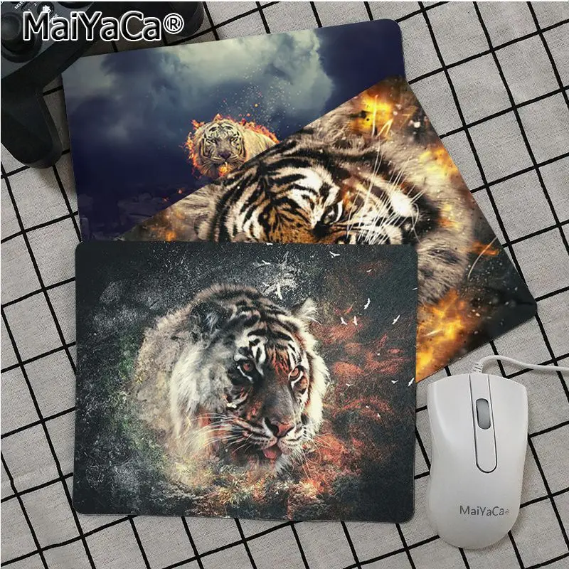 Maiya Высокое качество крутой тигр животное DIY дизайн игровой с узором коврик для