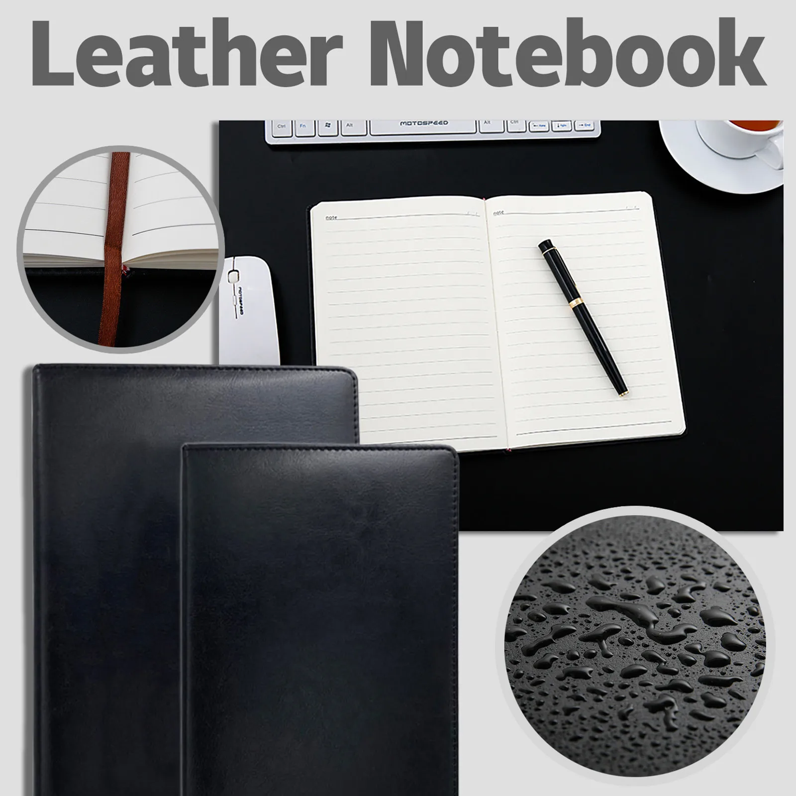 Basics Classic Column Notebook Leather Notebook Diary Agenda Diary