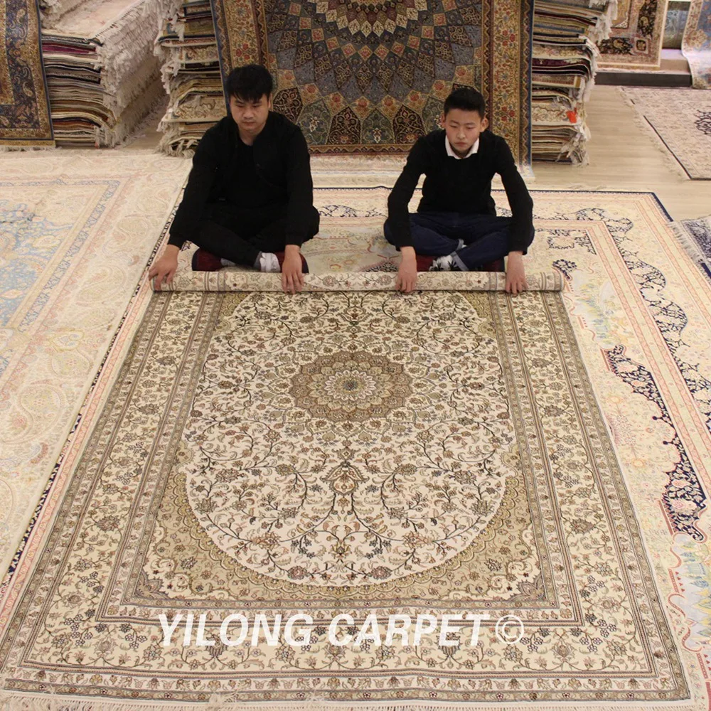 YILONG 6'x9' Vantage ручной работы гостиная ковер персидские шелковые коврики для продажи(YHW236A