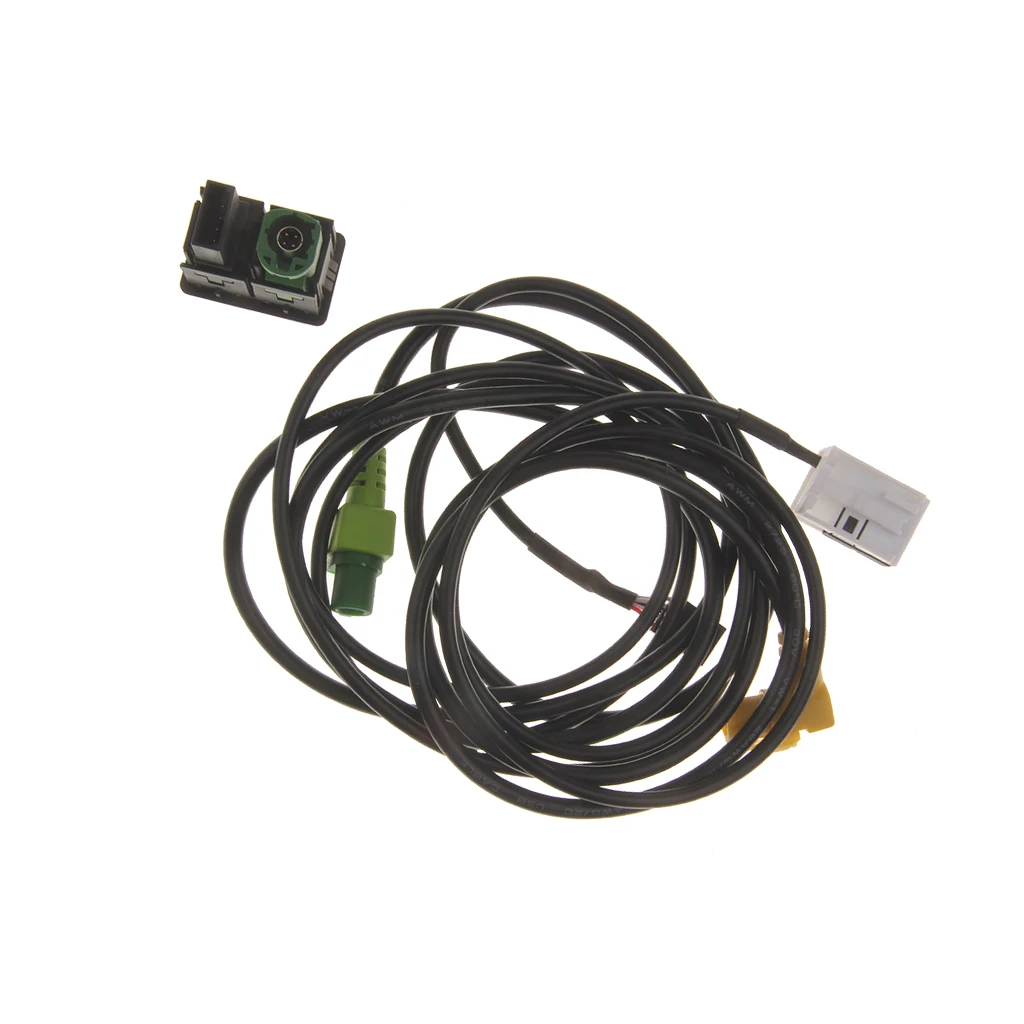 Комплект Aux USB-кабеля переключателя подходящего для Rcd510 Rcd 510 VW Golf Jetta CC Passat B6 B7 |