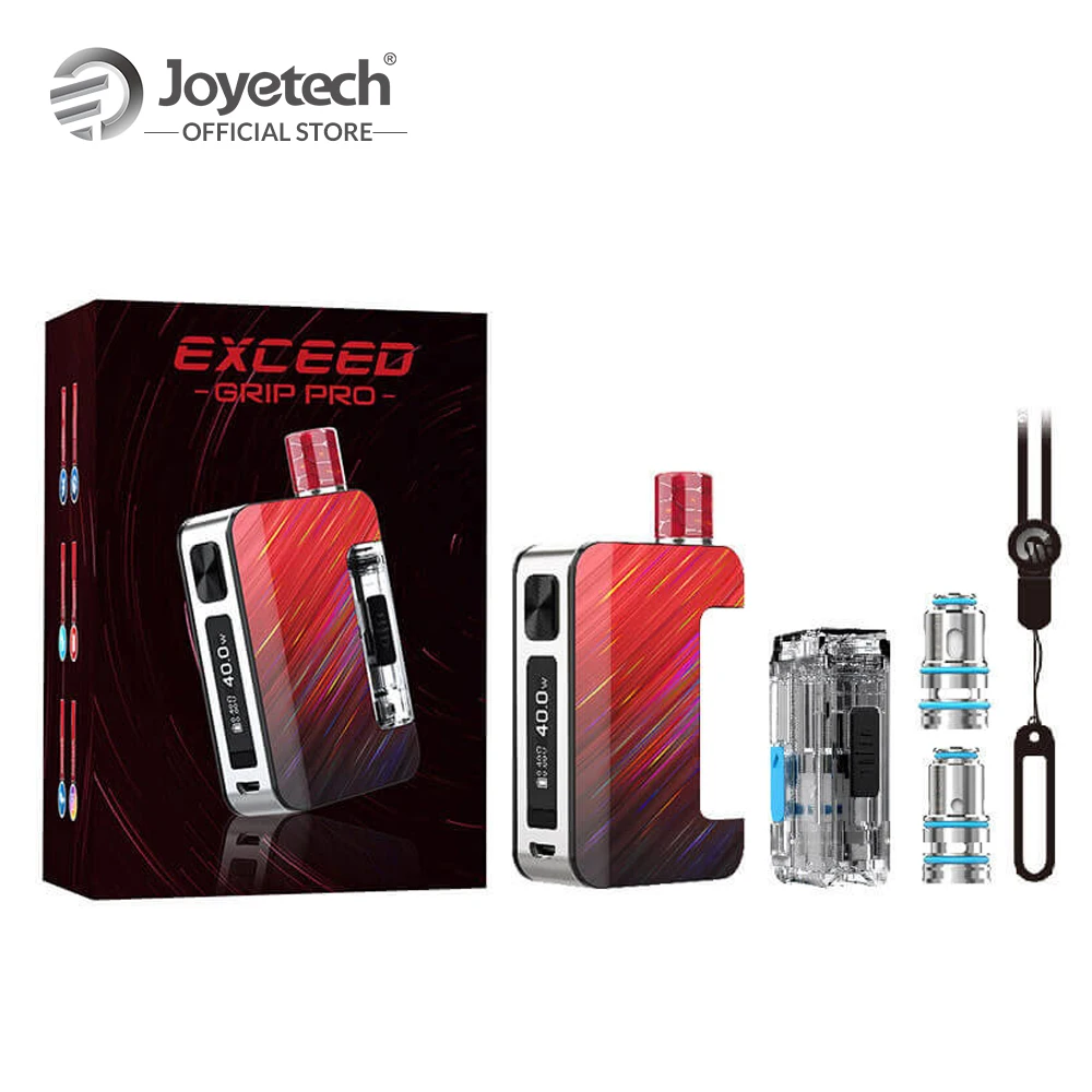 Новое поступление оригинальный комплект JOYETECH Exceed Grip Pro Pod 40 Вт с встроенной