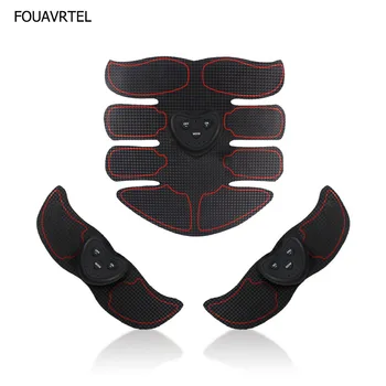 

8 Pads Muscle Massage Stimulator Abdominal Toning Belt Muscle Toner Body Muscle Fitness Trainer For Abdomen Arm Leg Unisex