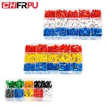 400pcs/Box 990pcs/Box Ferrules kit set Wire Copper Crimp Connector Insulated Cord Pin End Terminal